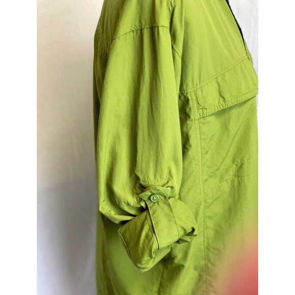 Columbia Omni-Shade Green Vented Gorp core Fishing Shirt Sun Protection L - Picture 4 of 11